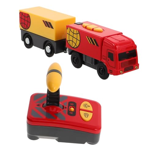 Supvox Fernbedienung Elektrische Spielzeugzug für Retro Zugset mit Gleisen Kreatives Lernspielzeug für Jungen und Batteriebetriebenes Modell für Kleinkinder von Supvox