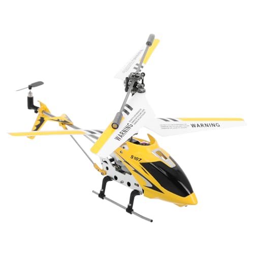 Supvox Ferngesteuerter Hubschrauber Helikopter Fernbedienung Mini-Helikopter elektrischer Hubschrauber RC Hubschrauber für RC -Hubschrauber Plastik Yellow von Supvox