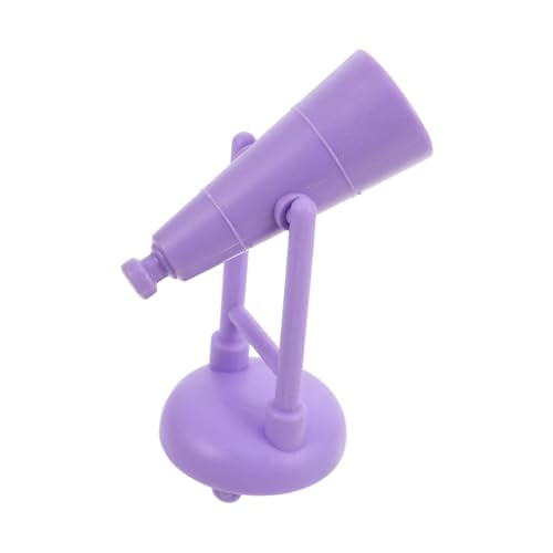 Supvox Fernglas Für Miniatur-teleskop- Puppenhaus- -teleskop Bildungsspielzeug Puppenhaus-lernspielzeug Puppenhaus Früherziehung Mini-teleskop-Modell Plastik Violett von Supvox