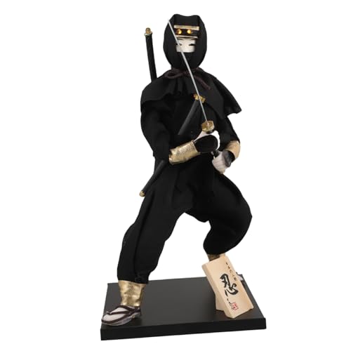 Supvox -Figur Japanische -Statue Japanische Kimonopuppe Japanischer -Puppen Japanische Traditionelle Puppen Kriegerstatuen -miniaturen Schaum Black Supvox -Figur Japanische -Statue Japanische Kimonopuppe Japanischer -Puppen Japanische Traditionelle Puppen Kriegerstatuen -miniaturen Schaum Black von Supvox