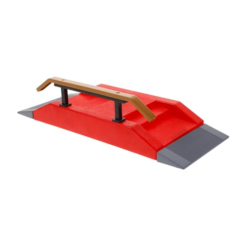 Supvox Finger Skateboard Ramp Hochrealistisches Skatepark Zubehör für Fingerboarding Einfach Aufzubauen mit Vielseitigen Hindernissen für Erwachsene von Supvox