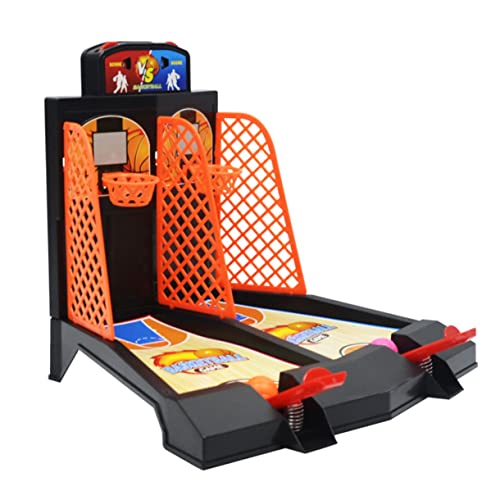 Supvox Fingerschießmaschine Kind Basketballkorb-Spiel Mini Drinnen Basketball Spiel Rückenbrett Tabletop-Basketball Tischbasketballspiel Finger-basketballspiel Supvox Fingerschießmaschine Kind Basketballkorb-Spiel Mini Drinnen Basketball Spiel Rückenbrett Tabletop-Basketball Tischbasketballspiel Finger-basketballspiel von Supvox
