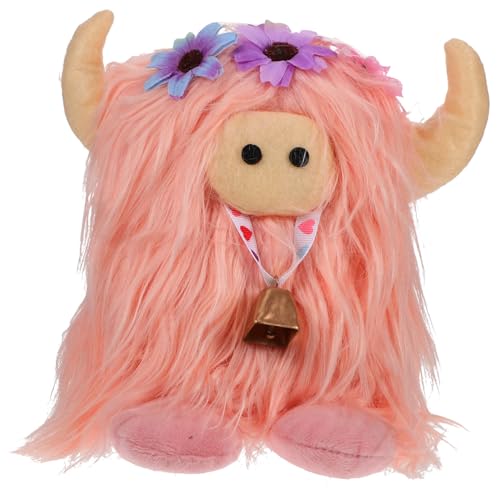 Supvox Fluffiges Kuh Kuscheltier Plüschtier Großer Kuh Couch Dekoration Weiches für Teens und Erwachsene Rosa Langhaariges Hochlandrind Plüschspielzeug Supvox Fluffiges Kuh Kuscheltier Plüschtier Großer Kuh Couch Dekoration Weiches für Teens und Erwachsene Rosa Langhaariges Hochlandrind Plüschspielzeug von Supvox