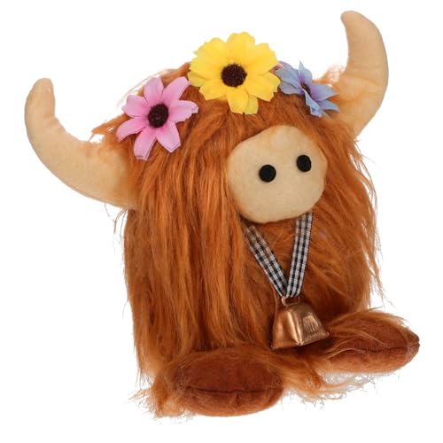 Supvox Fluffy Highland Cow Kuscheltier Plüschtier aus Weichem Plüsch Langlebige Dekorative Kuh Puppe Gemütliches Kuscheltier für Kinderzimmer Sofa und Auto Niedliches für Teens Supvox Fluffy Highland Cow Kuscheltier Plüschtier aus Weichem Plüsch Langlebige Dekorative Kuh Puppe Gemütliches Kuscheltier für Kinderzimmer Sofa und Auto Niedliches für Teens von Supvox