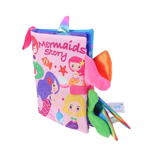 Supvox Fröhliches Stoffbuch Reißfestes Pädagogisches Kinderstoffbuch mit Meerjungfrau Design Interaktives Kuschelbuch für Frühe Entwicklung von Jungen und Mädchen Supvox Fröhliches Stoffbuch Reißfestes Pädagogisches Kinderstoffbuch mit Meerjungfrau Design Interaktives Kuschelbuch für Frühe Entwicklung von Jungen und Mädchen von Supvox