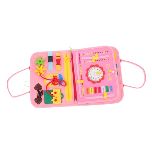 Supvox Frühe Bildungsausschuss Spielzeuge Sensoriktafel Für Montessori Beschäftigungstafel Für Kleinkinder Sortieren Verschleißfestes Kinderspielzeug Rosa Stoff Supvox Frühe Bildungsausschuss Spielzeuge Sensoriktafel Für Montessori Beschäftigungstafel Für Kleinkinder Sortieren Verschleißfestes Kinderspielzeug Rosa Stoff von Supvox