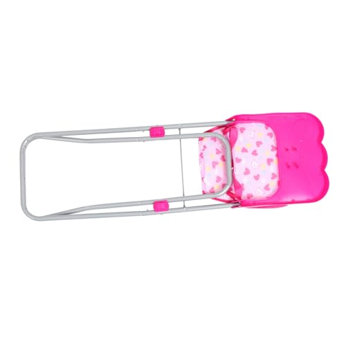 Supvox Für Esszimmerstühle Möbel Puppenhochstuhl -hochstuhl Puppenstuhl Spielzeughochstuhl Für Puppen -babyzubehör Für Puppen Puppensüßer Hochstuhl Rosa Stoff von Supvox