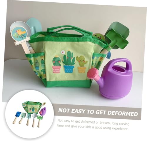 Supvox Gartenset Leichtes Gartenspielzeug für Mädchen und Jungen Praktisches Outdoor Pflanzset mit Kindgerechten Werkzeugen Fördert und Naturerlebnis von Supvox