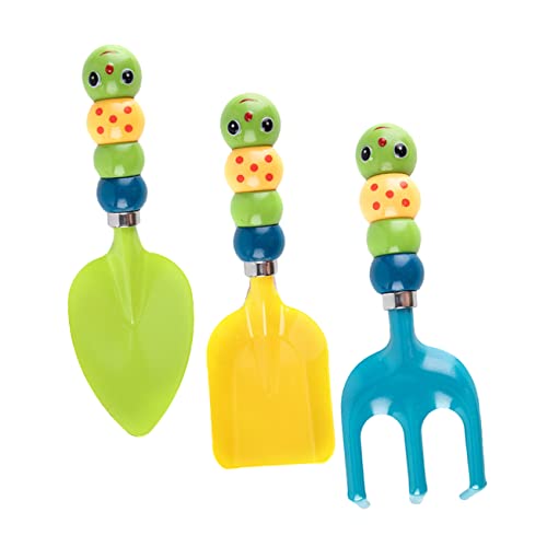 Supvox Gartenset Teilig Schaufel Handrechen Vielseitig Pflanzwerkzeug für Garten Strand Park Kindersicheres Design für Jungen und Mädchen zum Pflanzen von Supvox