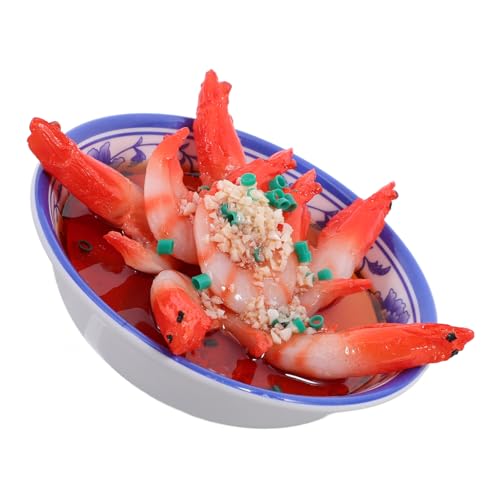 Supvox Gekochtes Essensornament realistische Mahlzeit Gefälschtes für gekochtes Essen gefälschtes Essen Schüssel Simulation gekochtes Essen Plastikdekor PVC rot Supvox Gekochtes Essensornament realistische Mahlzeit Gefälschtes für gekochtes Essen gefälschtes Essen Schüssel Simulation gekochtes Essen Plastikdekor PVC rot von Supvox