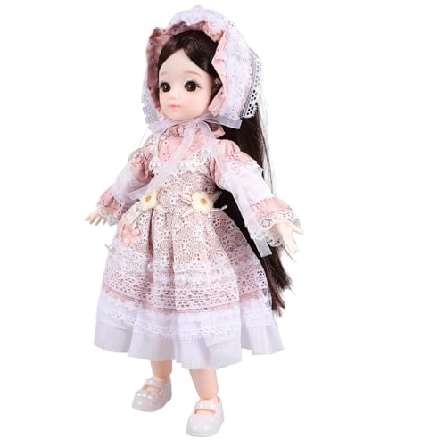 Supvox Gelenkpuppenkleidung Mädchen Kleine Gelenkpuppen Unsere Lebendige Puppe Süße Puppe Minipuppe Schminkpuppe Puppe Mit Make Up Geburtstagsgeschenk Kunststoff von Supvox