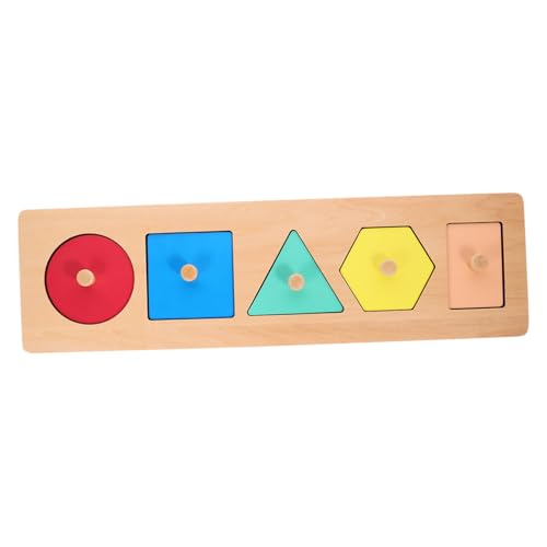 Supvox Geometrisches Holz Puzzle Für Pädagogisches Formen Und Farben Frühkindliche Erziehung Für Jahre Teilig Langlebig Und Sicher Supvox Geometrisches Holz Puzzle Für Pädagogisches Formen Und Farben Frühkindliche Erziehung Für Jahre Teilig Langlebig Und Sicher von Supvox