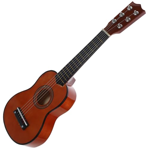 Supvox Gitarre Holzspielzeug für Anfänger mit Verstellbaren Saiten Komfortablem Griff und Klarem Klang Pädagogisches Musikspielzeug zur Frühkindlichen und Kreativem Lernen Supvox Gitarre Holzspielzeug für Anfänger mit Verstellbaren Saiten Komfortablem Griff und Klarem Klang Pädagogisches Musikspielzeug zur Frühkindlichen und Kreativem Lernen von Supvox