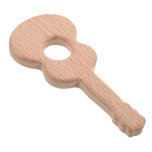 Supvox Gitarrenschmuck für holzspielzeug Gitarre Hand-Augen-Koordination Lernspielzeug deko kleine Musikinstrumente als Schmuck einzigartige Ornamente Khaki von Supvox