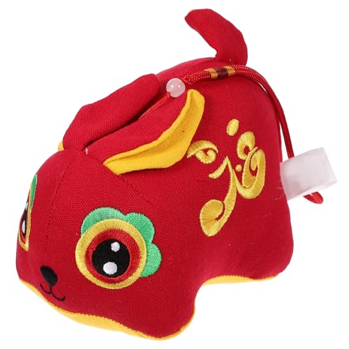 Supvox Glückliche Kaninchenpuppe Ausgestopft Dekorationen Jahr des Hasen-stofftiers Kaninchen-Maskottchen-Puppe Jahr Der Hasenpuppe Tier Stofftier Kuscheltier Plüsch Rot Supvox Glückliche Kaninchenpuppe Ausgestopft Dekorationen Jahr des Hasen-stofftiers Kaninchen-Maskottchen-Puppe Jahr Der Hasenpuppe Tier Stofftier Kuscheltier Plüsch Rot von Supvox