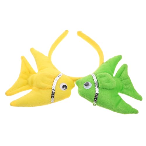 Supvox Goldfisch Haarreifen Meerestier Stirnband Festlicher Kopfschmuck Sicher Komfortabel für Jungen Mädchen Halloween Party Ocean Cosplay Accessoire Supvox Goldfisch Haarreifen Meerestier Stirnband Festlicher Kopfschmuck Sicher Komfortabel für Jungen Mädchen Halloween Party Ocean Cosplay Accessoire von Supvox