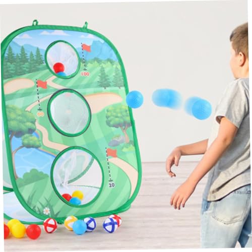 Supvox Golfspielset Tragbar mit Zubehör Simuliertes Golfspiel Matte und Clubs für Kleinkinder Sicheres und Robustes Bewegung und Geduld im Garten und Innenbereich von Supvox