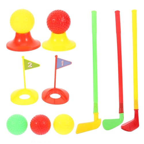 Supvox Golfschläger Set Für Junge Mädchen Kindergolfset Aus Kunststoff Mit Golfruten Für Kleinkinder Kindergolf Spielzeug Für Drinnen Und Draußen von Supvox
