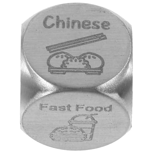 Supvox Gourmet-würfel Etiketten Für Party Entscheidung Entscheider Würfel-stütze Spielrequisiten Mehrseitige Würfel Coole Würfel Spielwürfel Requisiten Einzigartige Würfel Metall Silber Supvox Gourmet-würfel Etiketten Für Party Entscheidung Entscheider Würfel-stütze Spielrequisiten Mehrseitige Würfel Coole Würfel Spielwürfel Requisiten Einzigartige Würfel Metall Silber von Supvox