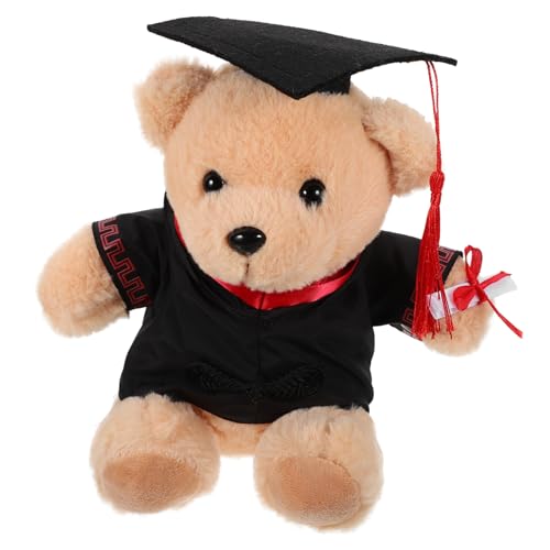 Supvox Graduation Bear Plüschtier mit Doktorhut und Kostüm Weiches Kuscheltier als Abschlussgeschenk und Dekorative Partyfigur für Schlafzimmer Wohnzimmer Schreibtisch Supvox Graduation Bear Plüschtier mit Doktorhut und Kostüm Weiches Kuscheltier als Abschlussgeschenk und Dekorative Partyfigur für Schlafzimmer Wohnzimmer Schreibtisch von Supvox