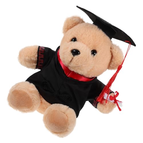 Supvox Graduation Plush Bear Doktorbär Weiches Stofftier Kuscheltier Abschlussfeier Party Dekoration Niedlicher Plüschbär mit Doktormütze Supvox Graduation Plush Bear Doktorbär Weiches Stofftier Kuscheltier Abschlussfeier Party Dekoration Niedlicher Plüschbär mit Doktormütze von Supvox