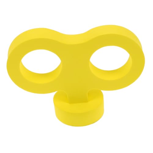 Supvox Großer Autoaufkleber Wind up Schlüssel aus Eva Lustige Auto Dekoration Einfach zu Kleben Vielseitig für Auto Spielbereich und Raum Spielerisches Design in Gelb von Supvox