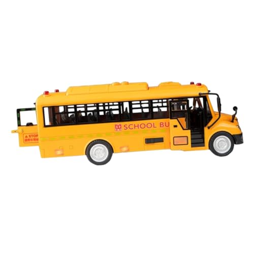 Supvox Großes Schulbus mit Rückziehmotor Realistischem Design und Musikfunktion Robustes Lernspielzeug Hand Augen Koordination für Ab Jahren von Supvox