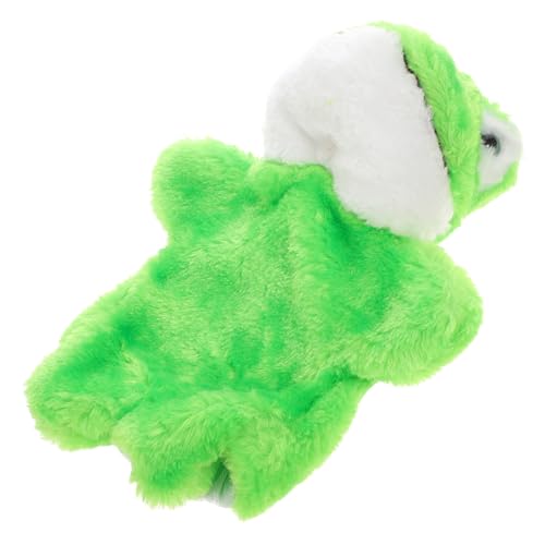 Supvox Grüne Frosch Handpuppe für Plüsch zum Geschichtenerzählen Interaktives Rollenspiel Weiches Material für Eltern Junge Mädchen Spiele und Fantasieentwicklung von Supvox