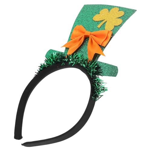 Supvox Grünes Saint Patricks Day Haarband mit Kleinem Hut und Schleife Festliches Party Haarschmuck für Kostüm und Themenfeiern Supvox Grünes Saint Patricks Day Haarband mit Kleinem Hut und Schleife Festliches Party Haarschmuck für Kostüm und Themenfeiern von Supvox