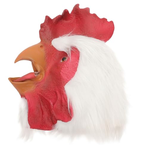 Supvox Halloween Cosplay Hühnerkopfmaske Tiermaske Für Partys Foto Requisiten Und Dekorative Halloween Masken Weiße Hühnermaske Supvox Halloween Cosplay Hühnerkopfmaske Tiermaske Für Partys Foto Requisiten Und Dekorative Halloween Masken Weiße Hühnermaske von Supvox