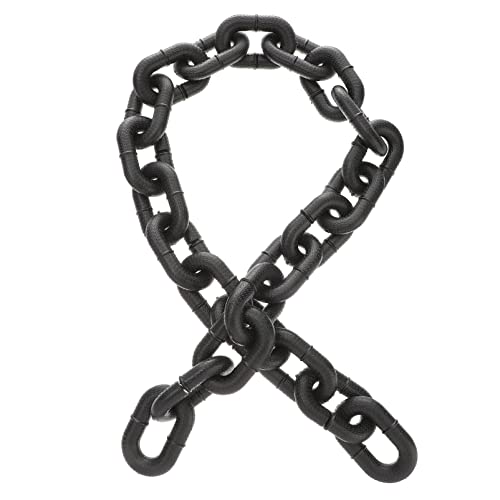 Supvox Halloween Dekoration Kette Realistische Kunststoffkette für Halloween Party Lange Deko für Gruselige für Cosplay und Geisterhaus Dekoration Supvox Halloween Dekoration Kette Realistische Kunststoffkette für Halloween Party Lange Deko für Gruselige für Cosplay und Geisterhaus Dekoration von Supvox