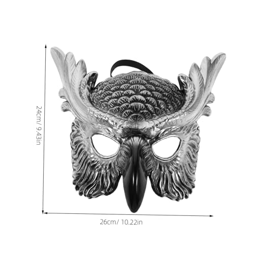 Supvox Halloween Eulenmaske Leichtes Kunststoff-cosplay-zubehör Realistische Tier-masquerade-maske Universalgröße Für Halloween Karneval Party Supvox Halloween Eulenmaske Leichtes Kunststoff-cosplay-zubehör Realistische Tier-masquerade-maske Universalgröße Für Halloween Karneval Party von Supvox