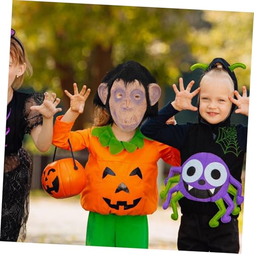Supvox Halloween Gorilla Kopfmaske Tiermaske für Erwachsene Realistische Cosplay Party Maske Gruselig Lustiges Halloween Kostüm Zubehör für Festival und Kostümfeier von Supvox
