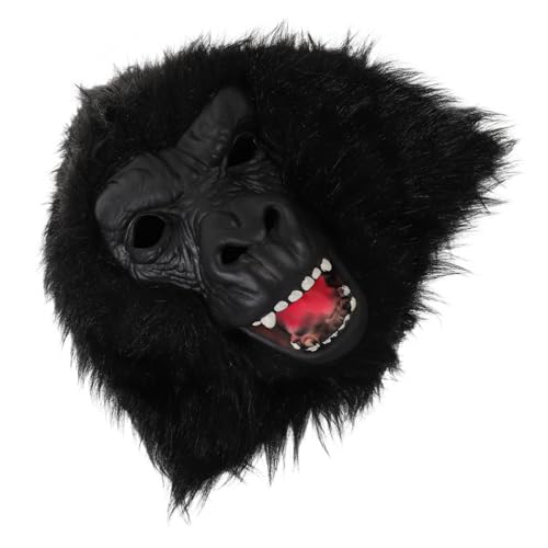 Supvox Halloween Gorilla Maske Realistische Tiermaske für Kostümpartys Karneval und Halloween Einheitsgröße aus Langlebigem für Cosplay und Fotorequisiten Supvox Halloween Gorilla Maske Realistische Tiermaske für Kostümpartys Karneval und Halloween Einheitsgröße aus Langlebigem für Cosplay und Fotorequisiten von Supvox