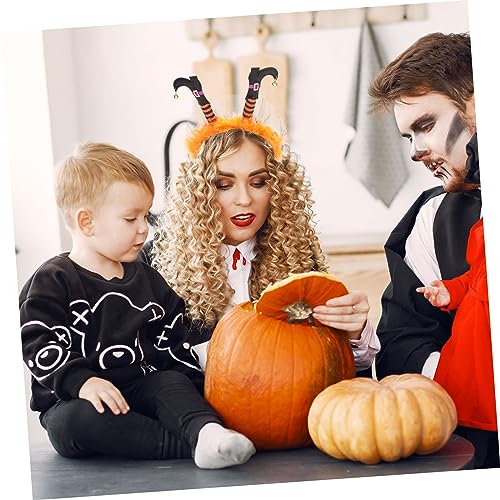 Supvox Halloween Haarreif Hexenfuß Stirnband Party Haarband Gruseliges Kostüm Accessoire für Halloween Kostüm Party Cosplay Erwachsene Kunststoff von Supvox