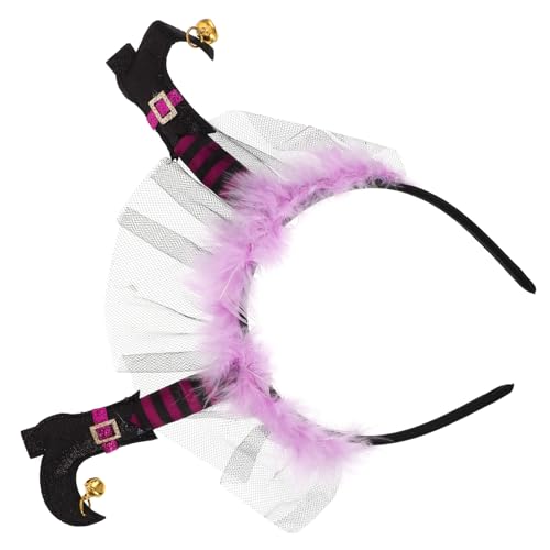 Supvox Halloween Hexen Fuß Haarreif Einzigartiger Haarband für Halloween Dekoration Kostümparty und Cosplay Supvox Halloween Hexen Fuß Haarreif Einzigartiger Haarband für Halloween Dekoration Kostümparty und Cosplay von Supvox