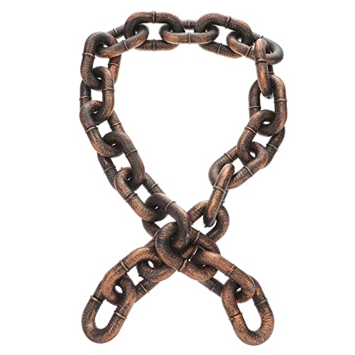 Supvox Halloween Ketten Dekoration Lange Plastikkette für Halloween Party Realistische Fake Chain Requisite für Kostüm Cosplay und Spukhaus Deko Supvox Halloween Ketten Dekoration Lange Plastikkette für Halloween Party Realistische Fake Chain Requisite für Kostüm Cosplay und Spukhaus Deko von Supvox