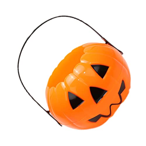 Supvox Halloween Kürbis Eimer mit Henkel Süßigkeitenkorb Tragbarer Plastik Halloween Party Deko Süßigkeiten Behälter für Sammeln und Feiern Supvox Halloween Kürbis Eimer mit Henkel Süßigkeitenkorb Tragbarer Plastik Halloween Party Deko Süßigkeiten Behälter für Sammeln und Feiern von Supvox