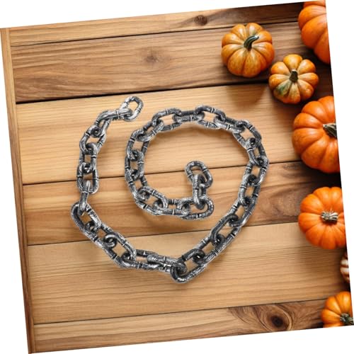 Supvox Halloween Kunststoffkette Realistische Piraten und Gefangenen Dekokette Leichtes Wiederverwendbares Kostümzubehör für Halloween Party und Grusel Cosplay von Supvox