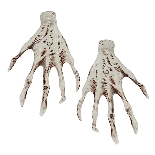Supvox Halloween Skelett Hände Deko Gruselige Party Accessoires für Halloween und Kostümpartys für Schaurige Dekorationen im von Supvox