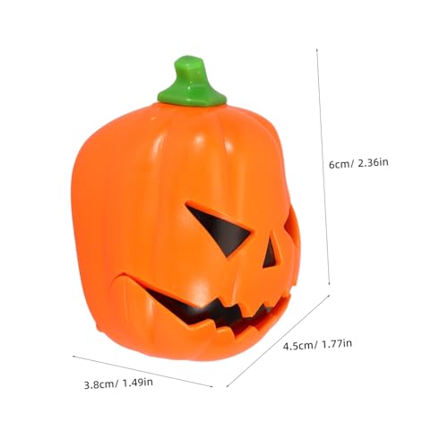 Supvox Halloween Wind Up Kürbisspielzeug mit Beweglichem Mund und Sicher Leicht Tragbar Präzise Gefertigt Einzigartiges Halloween Party Deko und Spaß für Erwachsene von Supvox
