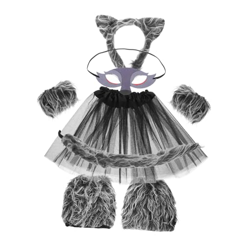 Supvox Halloween Wolf Kostümset für Teiliges Set mit Maske und Beinstulpen Rollenspiele und Kostümpartys von Supvox