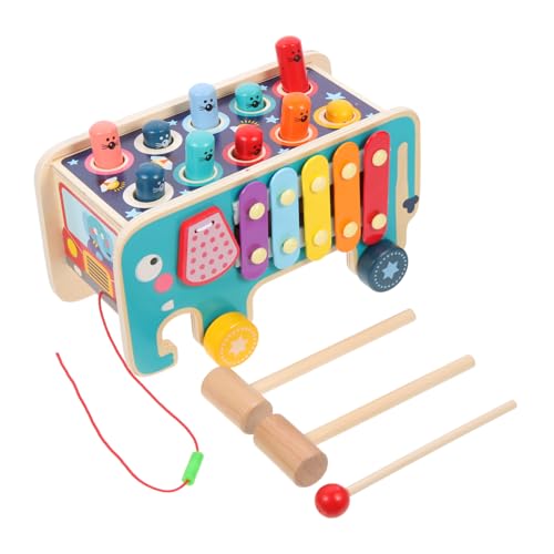 Supvox Hammer für Pädagogisches Xylophon mit Bunter Klopfspielzeug Fördert Hand Auge Koordination und Frühe Musikausbildung Motorisches Lernspielzeug für Kleinkinder von Supvox