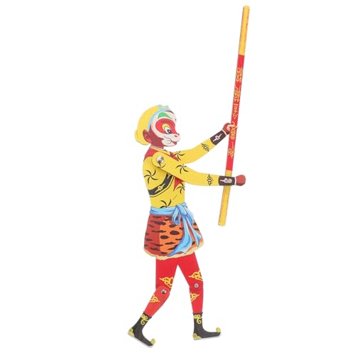 Supvox Hand Bob Marionette Kleine Handwerk Affen Party Materialien Puppenspiel Traditionelle Puppen Der Stil Junior Für Holz Puppet Shadow Puppet Wooden von Supvox