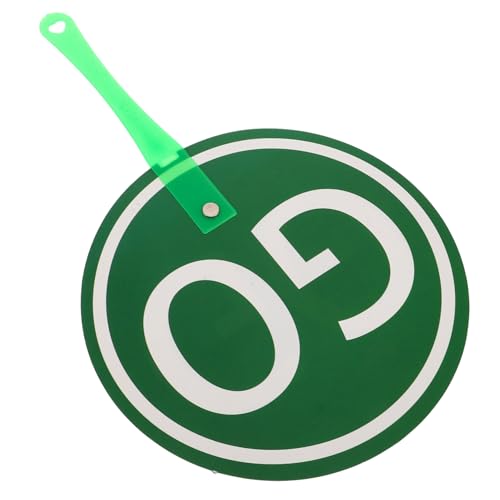 Supvox Hand Hält Schilderstützen Lehrmittel Kleine Zeichen Handheld-stoppschild Stoppschild Für Stoppen Sie Das -stoppschild Kleines Stoppschild Plastik Green von Supvox