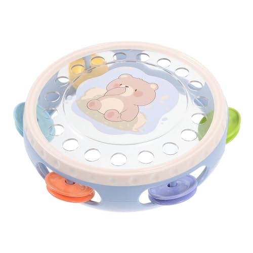 Supvox Handheld Tamburin für Niedlichem Cartoon Motiv Pädagogisches Musikinstrument zur Früherziehung Rhythmische Handtrommel für Mädchen Fördert Hörvermögen und Rhythmusgefühl Supvox Handheld Tamburin für Niedlichem Cartoon Motiv Pädagogisches Musikinstrument zur Früherziehung Rhythmische Handtrommel für Mädchen Fördert Hörvermögen und Rhythmusgefühl von Supvox