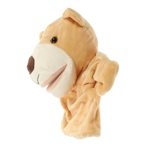 Supvox Handpuppe Bär mit Beweglichem Mund Tierpuppen für Interaktive Fingerpuppen für Rollenspiele und Frühe Bildung Tierpuppen für Kreative Fantasieaktivitäten von Supvox