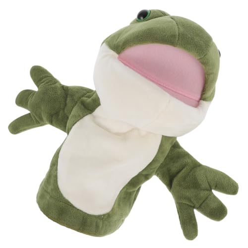 Supvox Handpuppe Frosch Plüschtier aus Weichem Plüsch Interaktives Eltern Junge Mädchen für Kreatives Fingerpuppenspielzeug Fantasie und Kommunikation Geburtstagsgeschenk von Supvox