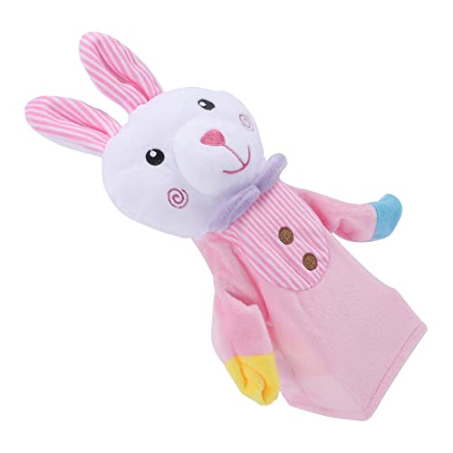Supvox Handpuppe Hase Aus Weichem Interaktive Tierhandpuppe Für Rollenspiele Und Geschichtenerzählen Hochwertiges Bildungsspielzeug Für Erwachsene von Supvox