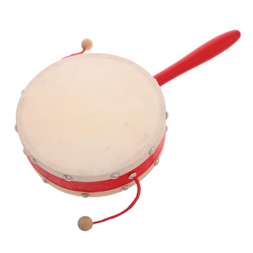 Supvox Handrassel Trommel für Traditionelles Orff Musikinstrument für Vorschulerziehung und Eltern Junge Mädchen Interaktion Fördert Kreative Spielmöglichkeiten und Hand Augen Supvox Handrassel Trommel für Traditionelles Orff Musikinstrument für Vorschulerziehung und Eltern Junge Mädchen Interaktion Fördert Kreative Spielmöglichkeiten und Hand Augen von Supvox